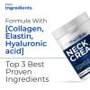 Neck Firming and Tightening Cream with Collagen & Hyaluronic Acid Anti aging Neck Cream for Lifting and Wrinkles for an Even Skin Tone Neck Firming Cr