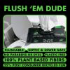 DUDE Wipes Flushable Wipes, XL Wet Wipes for at Home Use, Herbal Relief, 144 Count