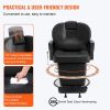 VEVOR Salon Chair, Hydraulic Recliner Barber Chair for Hair Stylist, 360 Degrees Swivel 90¬∞-130¬∞ Reclining Salon Chair for Beauty Spa Shampoo, Max L